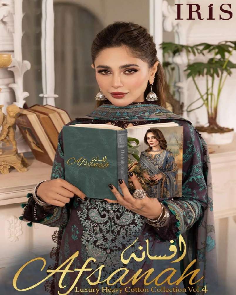 AFSANAH COTTON VOL 4 by IRIS 